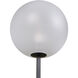 Izora LED 7 inch Black / Frosted Sconce Wall Light